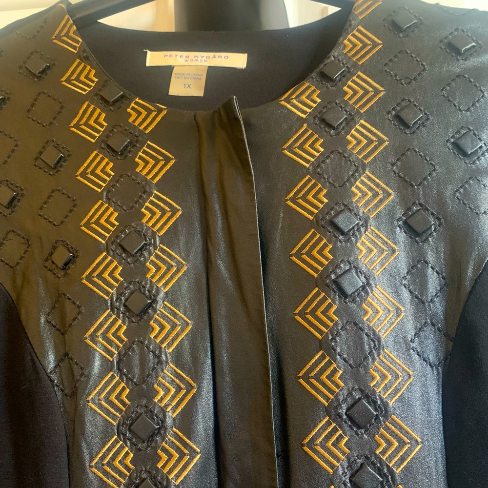 Peter Nygard Leather& Knit Jacket - image 6